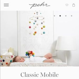 Pehr Classic Mobile: Blue, Green, White Themed